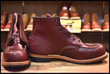 【11.5D 箱付 未使用 10年】レッドウィング 9010 ベックマン ブラックチェリー フェザーストーン モックトゥ ブーツ redwing HOPESMORE