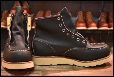 【8E 箱付 DEAD 犬タグ 98年】レッドウィング 8180 アイリッシュセッター 緑 カンガタン グリーン レースアップ ブーツ redwing HOPESMORE