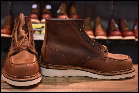 【8D 箱付 未使用 22年】レッドウィング 1907 アイリッシュセッター 茶 カッパー ラフ＆タフ モックトゥ ブーツ redwing HOPESMORE