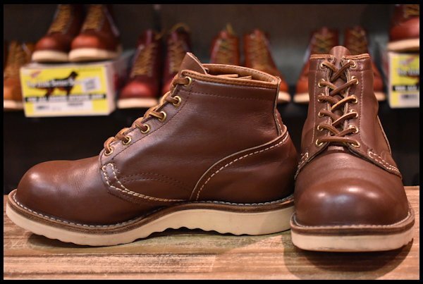 【6E 良品 旧ロゴ 97年】WESCO ウエスコ ジョブマスター 6インチハイト ブラウン 茶 ビブラム1010シングル 編み上げ ブーツ  HOPESMORE