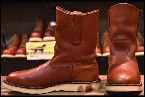 【8E 良品 07年】レッドウィング 8866 ペコス 赤茶 オロラセット プルオン ブーツ redwing pecos HOPESMORE