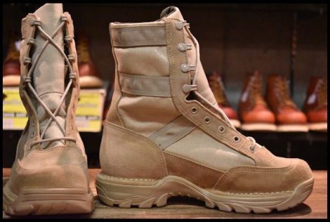 【8EE 箱付 未使用 白タグ】Danner ダナー リボット Rivot TFX 51494 タン ベージュ スエード ビブラム ミリタリー ブーツ HOPESMORE