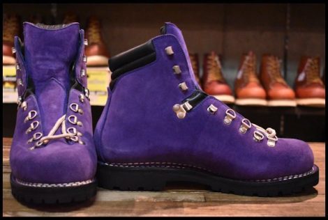 【26.5CM 箱付 未使用】CMF OUTDOOR GARMENT シーエムエフアウトドアガーメント CMF MOUNTAIN BOOTS マウンテン ブルー ブーツ HOPESMORE