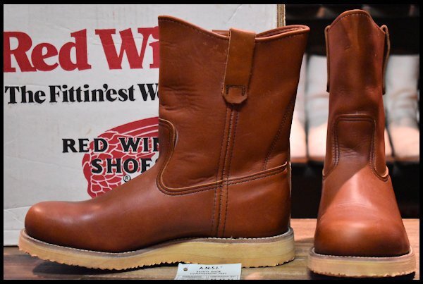 【8E 箱付 DEAD 旧羽タグ ANSI75 86年】レッドウィング 2276 ペコス 赤茶 オロラセット スチール入り ブーツ redwing  pecos HOPESMORE