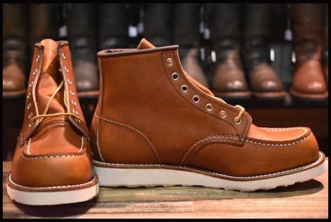 【8E 箱付 未使用 22年】レッドウィング 875 アイリッシュセッター 茶 オロレガシー モックトゥ レースアップ ブーツ redwing HOPESMORE