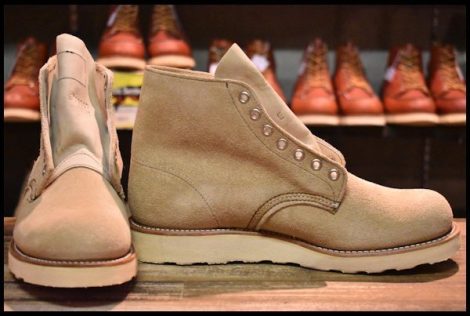 【7.5E DEAD LEGEND 犬タグ 99年】レッドウィング 8167 スエード アイリッシュセッター 茶 ラフアウト ブーツ redwing HOPESMORE