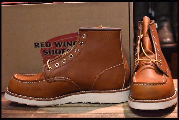 【8E 箱付 未使用 22年】レッドウィング 875 アイリッシュセッター 茶 オロレガシー モックトゥ レースアップ ブーツ redwing HOPESMORE