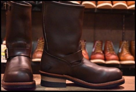 【7.5D 美品 09年】レッドウィング 2967 エンジニア 茶 チョコレート クローム ブラウン スチールトゥ ブーツ 2269 redwing HOPESMORE