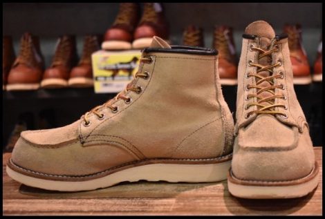 【7E 良品 10年】レッドウィング 8173 スエード アイリッシュセッター ラフアウト モックトゥ 編み上げ ブーツ redwing HOPESMORE