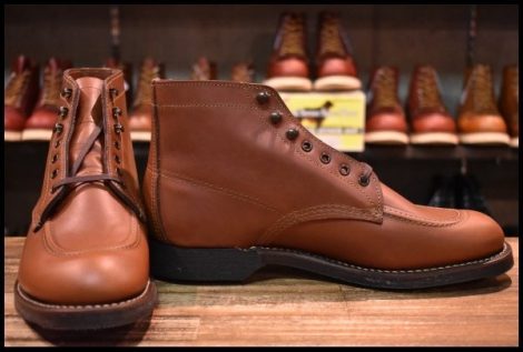 【8D 箱付 未使用 19年】レッドウィング 8076 スポーツ ブーツ ブラウン 茶 シガーリタン 1930S sportsboot redwing HOPESMORE