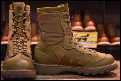 【8 良品 白タグ】Danner ダナー USMC RAT MOJAVE HOT マリンコープ コンバットブーツ 15676 8インチハイト ベージュ ミリタリー HOPESMORE