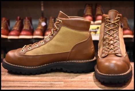 【10EE 良品 白タグ】Danner ダナーライト 30420X 茶 ブラウン ゴアテックス GORE-TEX ハイキング 編み上げ レースアップ ブーツ HOPESMORE