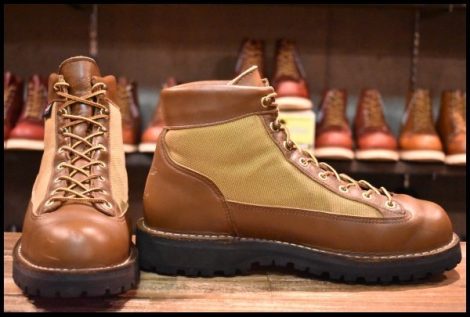 【10EE 良品 白タグ】Danner ダナーライト 30420X 茶 ブラウン ゴアテックス GORE-TEX ハイキング 編み上げ レースアップ ブーツ HOPESMORE