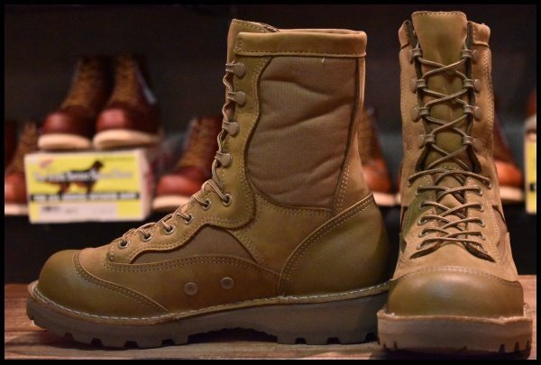 【8 良品 白タグ】Danner ダナー USMC RAT MOJAVE HOT マリンコープ コンバットブーツ 15676 8インチハイト ベージュ ミリタリー HOPESMORE