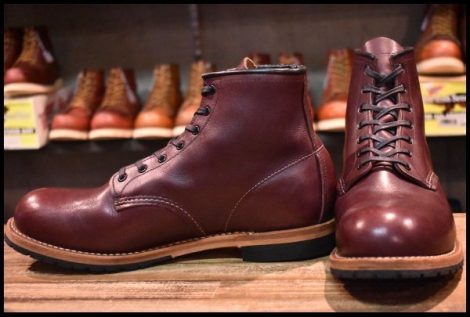 【11D 良品 17年】レッドウィング 9411 ベックマン ブラックチェリー フェザーストーン プレーントゥ ブーツ redwing 9011 HOPESMORE