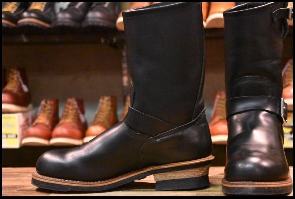 8.5D 美品 旧シルエット 06年】レッドウィング 2268 エンジニア 黒 ブラック スチールトゥ プルオン ブーツ redwing  HOPESMORE – HOPESMORE｜ホープスモア オンラインショップ