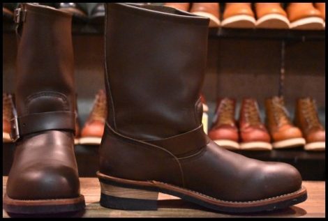 【10D 美品 09年】レッドウィング 2967 エンジニア 茶 チョコレート クローム ブラウン スチールトゥ ブーツ 2269 redwing HOPESMORE