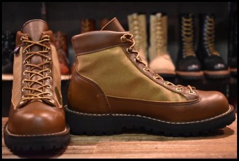 【7.5EE 良品 白タグ】Danner ダナーライト 30420X ブラウン ゴアテックス GORE-TEX ハイキング 編み上げ レースアップ ブーツ HOPESMORE