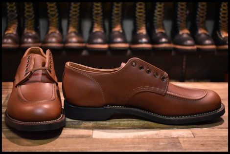 【10D 箱付 未使用 18年】レッドウィング 8071 1930’s スポーツ オックスフォード シガーリタン モックトゥ redwing HOPESMORE