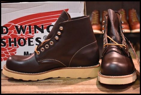 【5D 箱付 DEAD 犬タグ】レッドウィング 8160 アイリッシュセッター 茶 ガラスレザー コレクテッドグレイン ブーツ redwing HOPESMORE