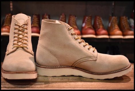 【8D 良品 12年】レッドウィング 8167 スエード アイリッシュセッター ホーソーンアビレーン プレーントゥ ブーツ redwing HOPESMORE