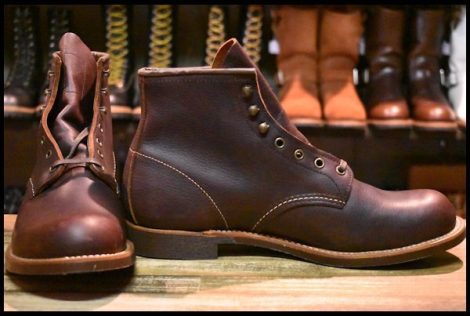 【11D 箱付 未使用 19年】レッドウィング 3340 ブラックスミス ブラウン ブライアー オイルスリックレザー 茶 ブーツ redwing HOPESMORE