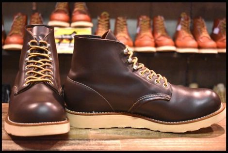 【8D 良品 羽タグ】レッドウィング 8160 アイリッシュセッター ガラスレザー ブラウン 茶 レースアップ ブーツ redwing HOPESMORE