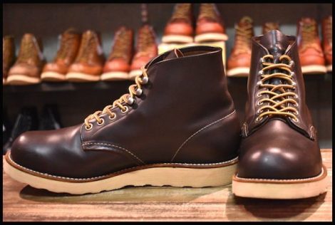 【8D 良品 羽タグ】レッドウィング 8160 アイリッシュセッター ガラスレザー ブラウン 茶 レースアップ ブーツ redwing HOPESMORE