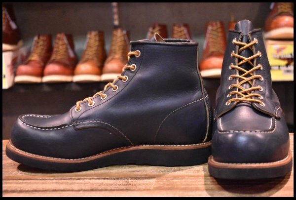 【8E 良品 14年】レッドウィング 8853 アイリッシュセッター インディゴ ポーテージ ネイビー 青 モックトゥ ブーツ redwing HOPESMORE