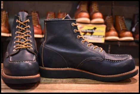 【8E 良品 14年】レッドウィング 8853 アイリッシュセッター インディゴ ポーテージ ネイビー 青 モックトゥ ブーツ redwing HOPESMORE