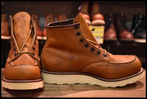 【8E 箱付 DEAD 羽タグ】レッドウィング 875 アイリッシュセッター 茶 オロイジナル モックトゥ 編み上げ ブーツ redwing HOPESMORE