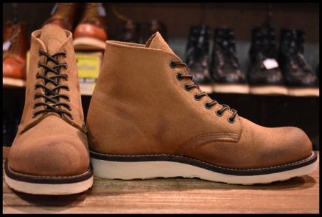 【7.5D 美品 19年】レッドウィング 8151 スエード アイリッシュセッター 茶 ミュールスキナー 編み上げ ブーツ redwing HOPESMORE