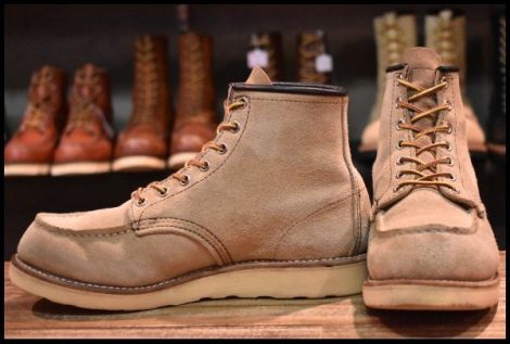 【7E 良品 10年】レッドウィング 8173 スエード アイリッシュセッター ラフアウト モックトゥ 編み上げ ブーツ redwing HOPESMORE