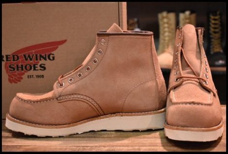 【7.5D 箱付 未使用 24年】レッドウィング 8208 アイリッシュセッター ダスティローズ ラフアウト ピンク ブーツ redwing HOPESMORE