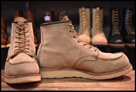 【7E 良品 10年】レッドウィング 8173 スエード アイリッシュセッター ラフアウト モックトゥ 編み上げ ブーツ redwing HOPESMORE