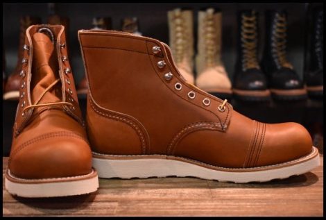 【8D 箱付 未使用 23年】レッドウィング 8089 アイアンレンジャー オロレガシー 茶 編み上げ レースアップ ブーツ redwing HOPESMORE