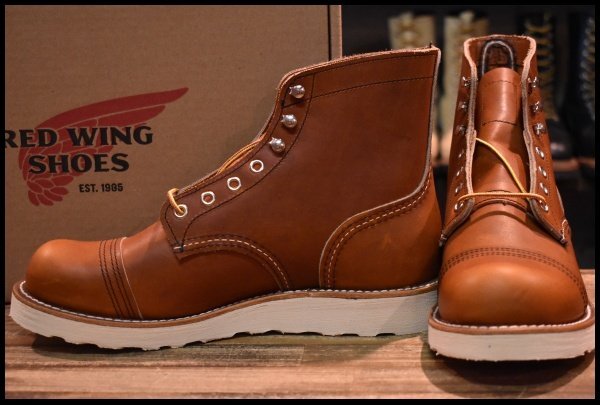 【7D 箱付 未使用 23年】レッドウィング 8089 アイアンレンジャー オロレガシー 茶 編み上げ レースアップ ブーツ redwing HOPESMORE