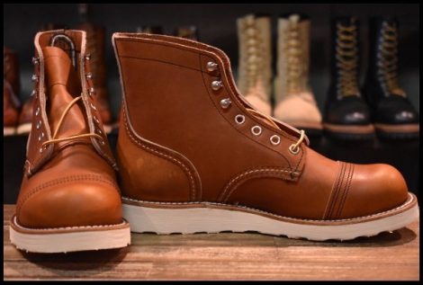 【7D 箱付 未使用 23年】レッドウィング 8089 アイアンレンジャー オロレガシー 茶 編み上げ レースアップ ブーツ redwing HOPESMORE