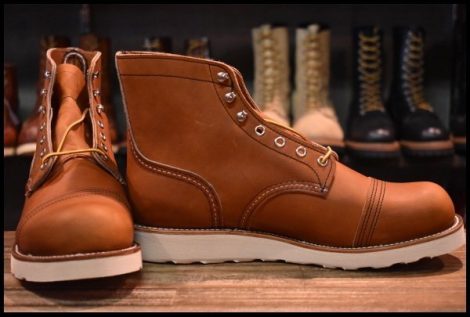 【9D 箱付 未使用 23年】レッドウィング 8089 アイアンレンジャー オロレガシー 茶 編み上げ レースアップ ブーツ redwing HOPESMORE