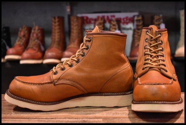 【丸洗い済】レッドウイング 875 US8 2005年製　アイリッシュセッター レッドウィング 875 アイリッシュセッター 中古27cm