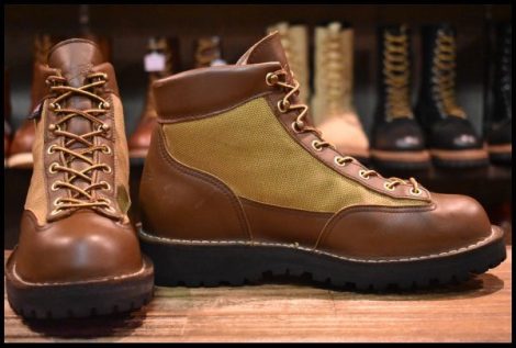 【7.５EE 良品 白タグ】Danner ダナーライト3 33234 茶 ブラウン カーキ ゴアテックス GORE-TEX レースアップ 編み上げ ブーツ HOPESMORE