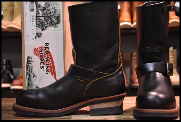 【7.5D 箱付 良品 14年】レッドウィング 9268 エンジニア 黒 ブラック クローンダイク スチールトゥ ブーツ redwing HOPESMORE