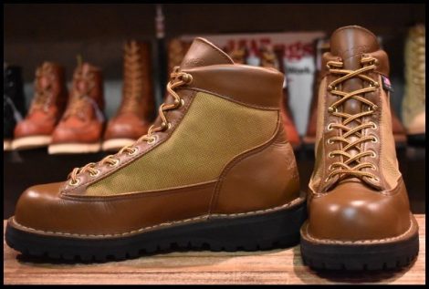 【6.5EE 美品 白タグ】Danner ダナーライト 30425X 茶 ブラウン ゴアテックス GORE-TEX レースアップ 30420X ブーツ HOPESMORE