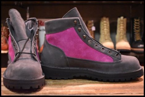 【8.5EE 箱付 DEAD 白タグ 】Danner ダナーライト 33005X アッシュ/ピンク ヌバック ゴアテックス ブーツ 30420X HOPESMORE