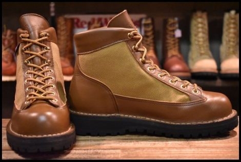 【6.5EE 美品 白タグ】Danner ダナーライト 30425X 茶 ブラウン ゴアテックス GORE-TEX レースアップ 30420X ブーツ HOPESMORE