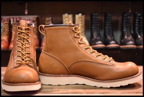 【8D 美品 11年】レッドウィング 2904 ラインマン 茶 ブラウン オロイジナル LTT 編み上げ レースアップ ブーツ redwing HOPESMORE