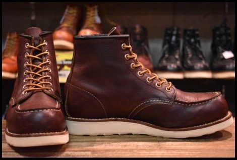 【8D 良品 22年】レッドウィング 8138 アイリッシュセッター 茶 ブライアーオイルスリック モックトゥ ブーツ redwing HOPESMORE