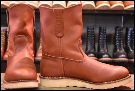 【8E 美品 08年】レッドウィング 8866 ペコス 赤茶 オロラセット プルオン クッションソール ブーツ redwing pecos HOPESMORE