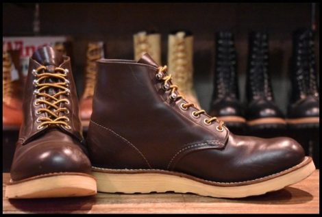 【7D 良品 05年】レッドウィング 8160 アイリッシュセッター 茶 ガラスレザー コレクテッドグレイン ブーツ redwing HOPESMORE