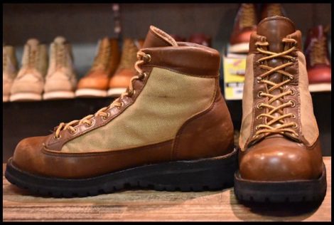 【7EE 良品 黒タグ】Danner ダナーライト 30420X 茶 ブラウン ゴアテックス GORE-TEX ビブラム 編み上げ レースアップ ブーツ HOPESMORE